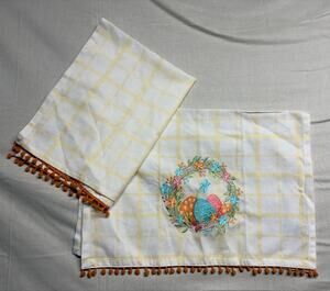 Tabitha Webb Easter Spring Tea Towels Holiday Pastel Colorful Eggs